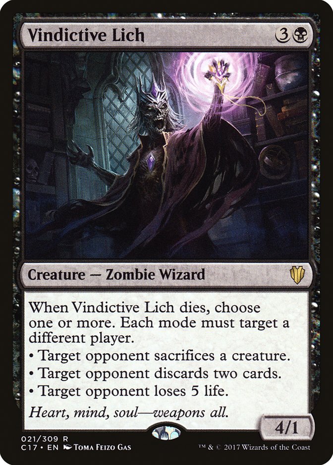 Vindictive Lich [Commander 2017] - Magic: The Gathering - Card Brawlers | Quebec | Canada |