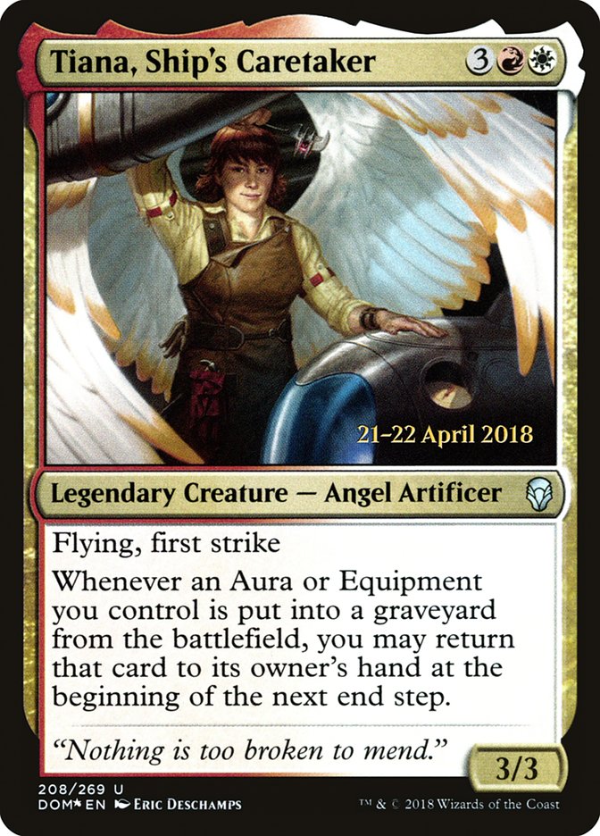 Tiana, Ship's Caretaker [Dominaria Prerelease Promos] - Magic: The Gathering - Card Brawlers | Quebec | Canada |