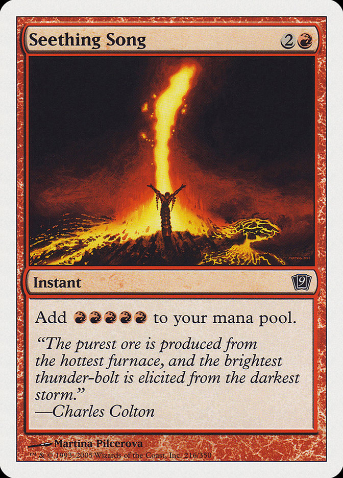 Seething Song [Ninth Edition] - Magic: The Gathering - Card Brawlers | Quebec | Canada |
