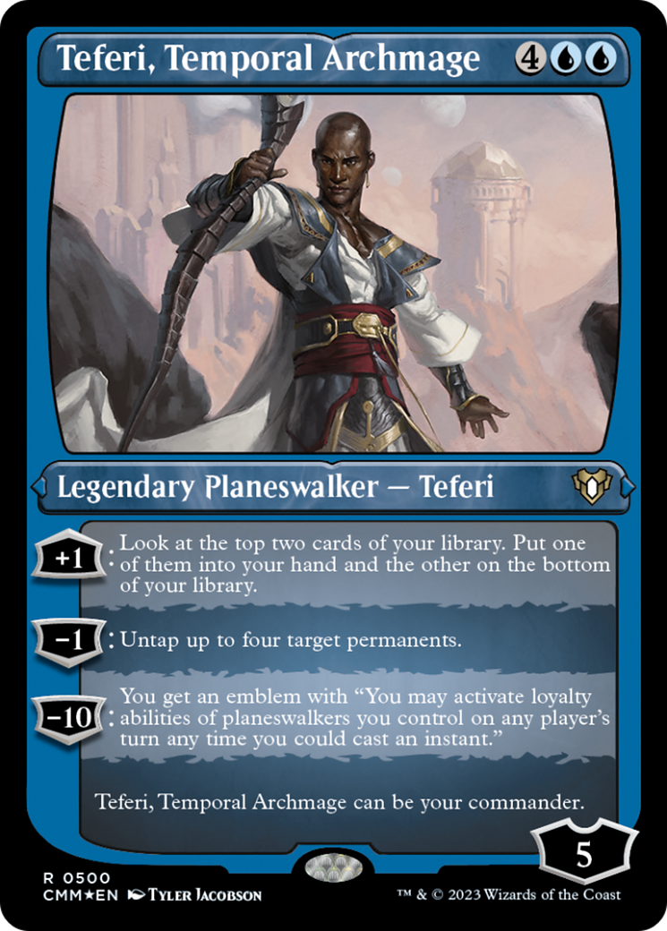 Teferi, Temporal Archmage (Foil Etched) [Commander Masters] - Magic: The Gathering - Card Brawlers | Quebec | Canada |