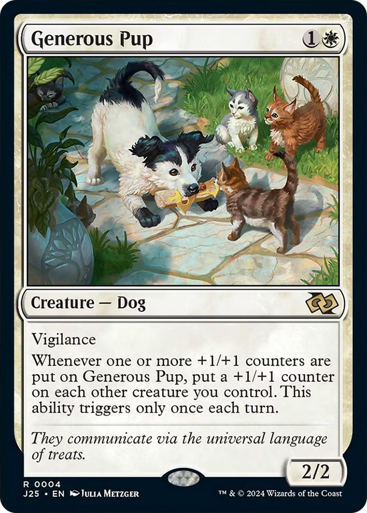 Generous Pup [Foundations Jumpstart] - Magic: The Gathering - Card Brawlers | Quebec | Canada |