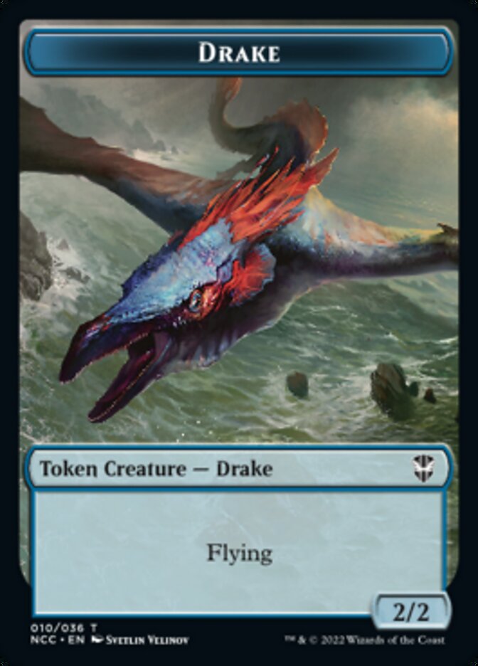 Zombie // Drake Double-Sided Token [Streets of New Capenna Commander Tokens] - Magic: The Gathering - Card Brawlers | Quebec | Canada |