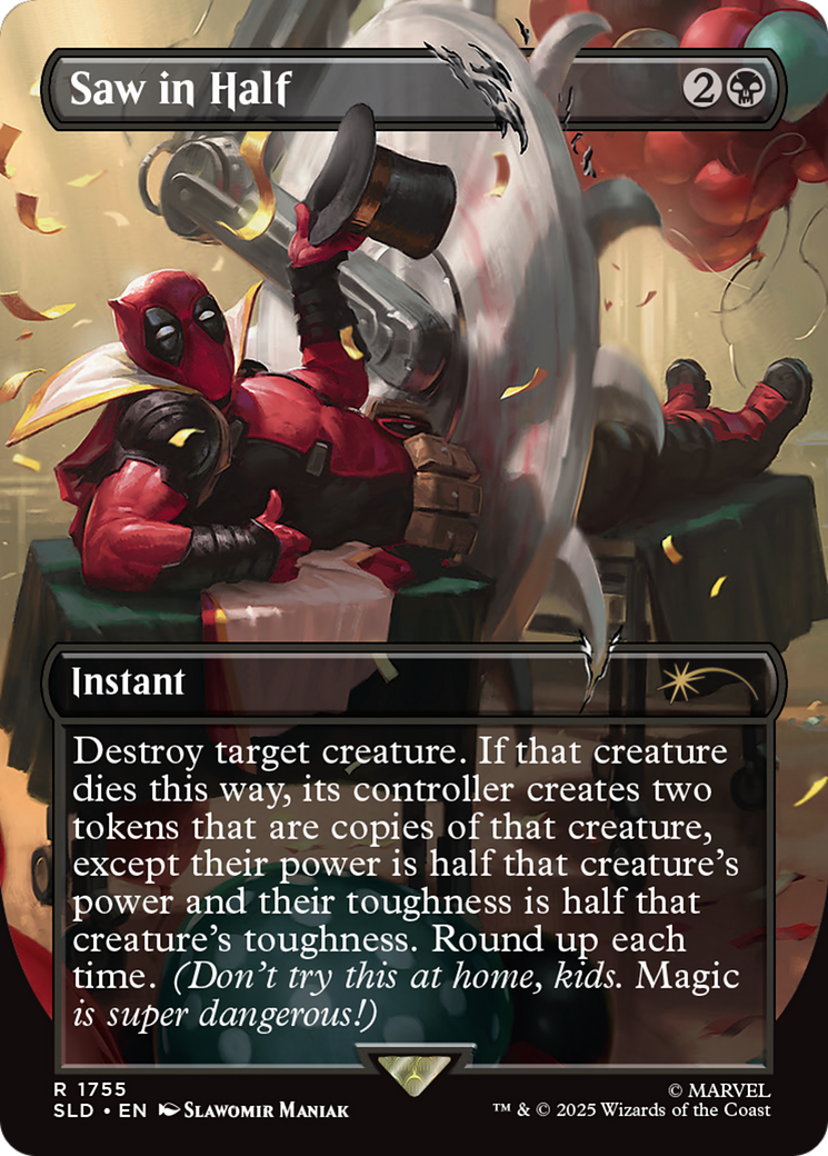 Saw in Half (Rainbow Foil) [Secret Lair Drop Series] - Magic: The Gathering - Card Brawlers | Quebec | Canada |