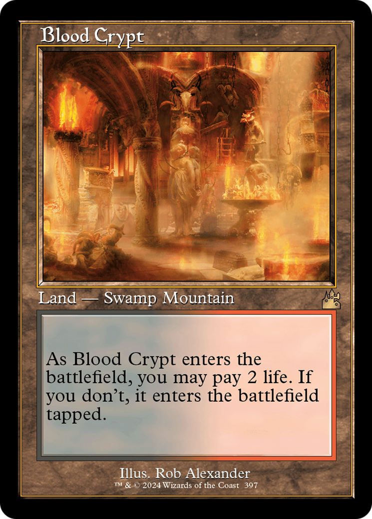 Blood Crypt (Retro) [Ravnica Remastered] - Magic: The Gathering - Card Brawlers | Quebec | Canada |