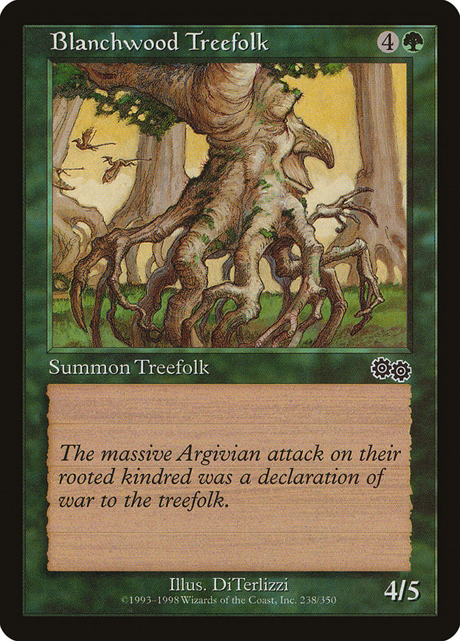Blanchwood Treefolk [Urza's Saga] - Magic: The Gathering - Card Brawlers | Quebec | Canada |