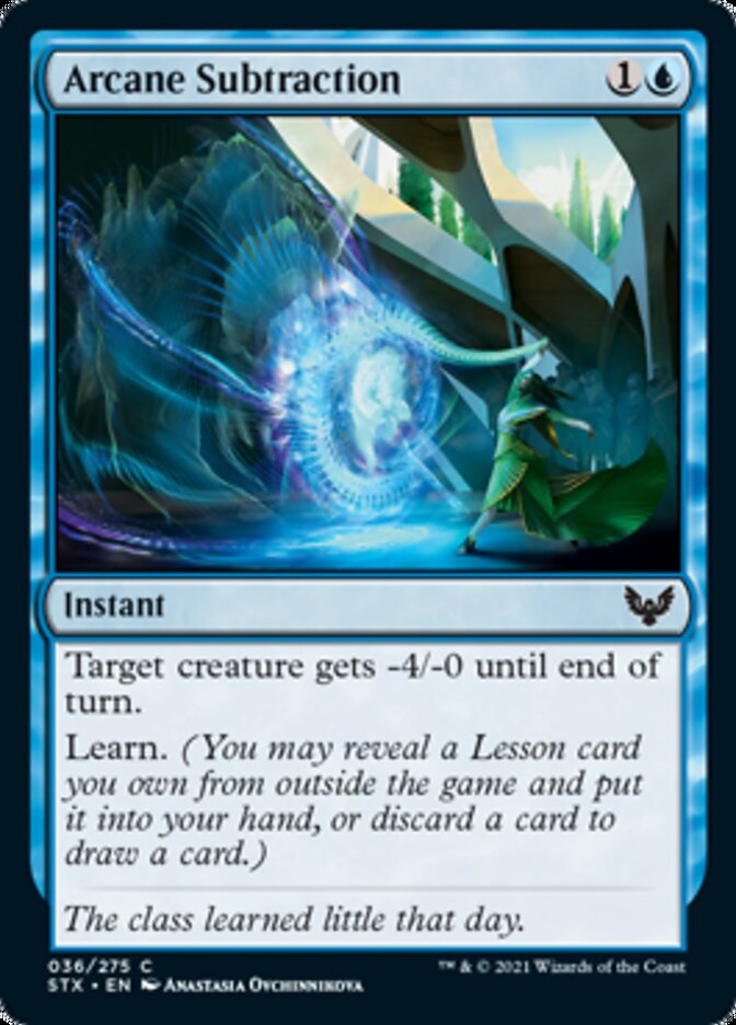 Arcane Subtraction [Strixhaven: School of Mages] - Magic: The Gathering - Card Brawlers | Quebec | Canada |