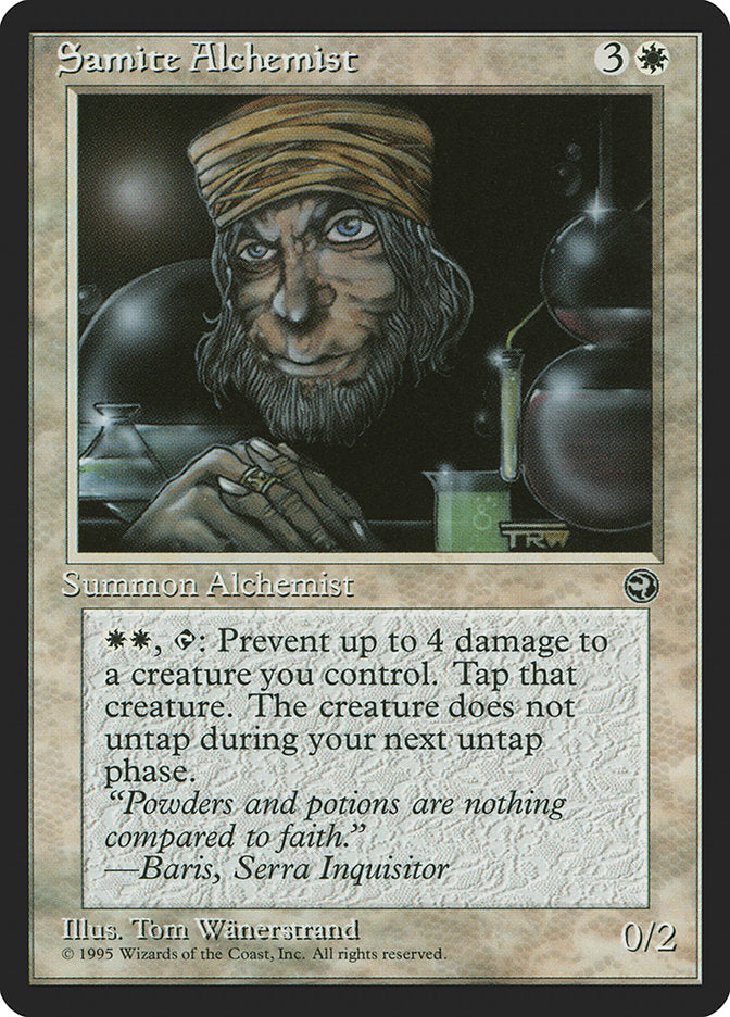 Samite Alchemist (Baris Flavor Text) [Homelands] - Magic: The Gathering - Card Brawlers | Quebec | Canada |