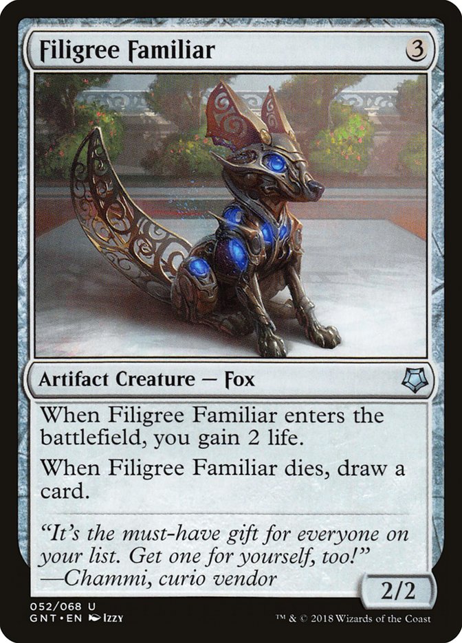 Filigree Familiar [Game Night 2018] - Magic: The Gathering - Card Brawlers | Quebec | Canada |