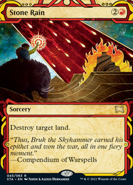 Stone Rain (Foil Etched) [Strixhaven: School of Mages Mystical Archive] - Magic: The Gathering - Card Brawlers | Quebec | Canada |
