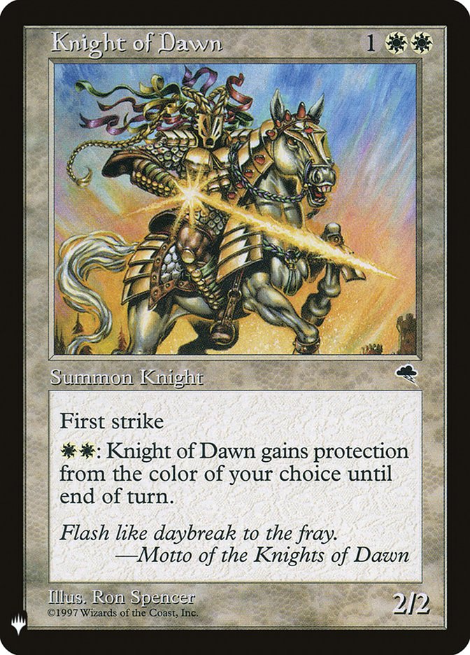 Knight of Dawn [Mystery Booster] - Magic: The Gathering - Card Brawlers | Quebec | Canada |