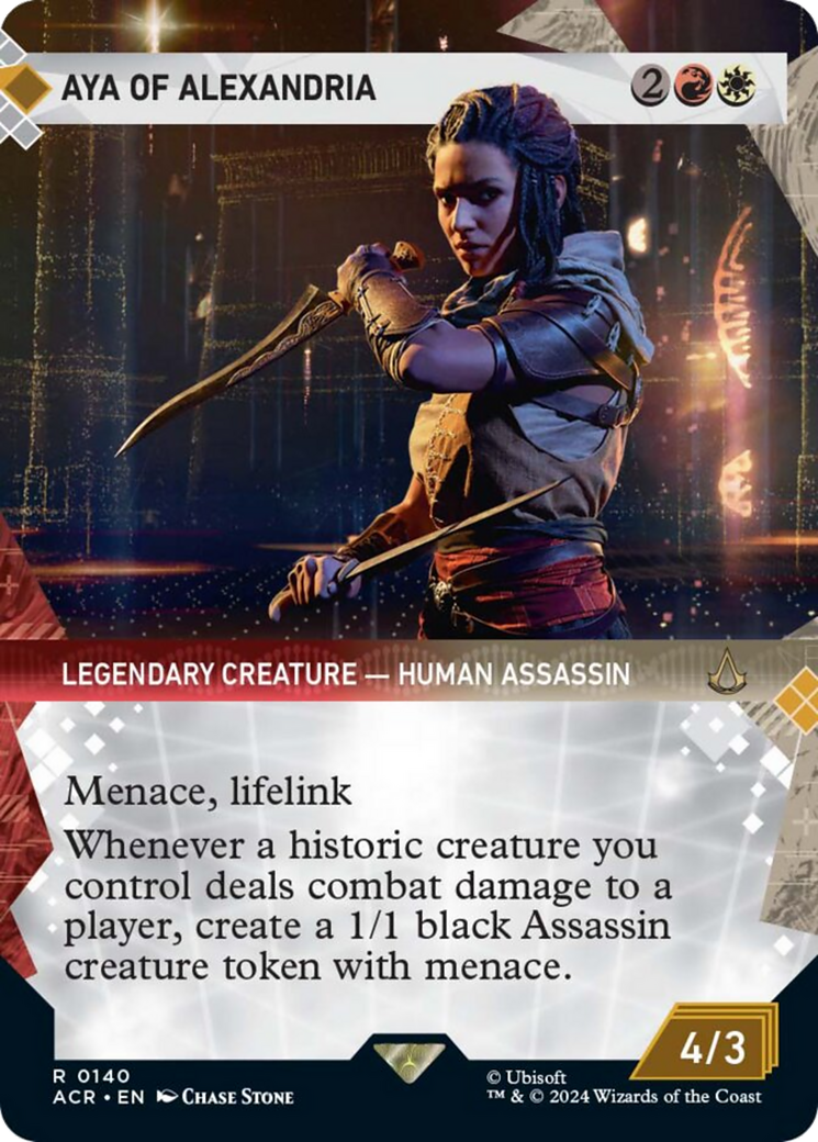 Aya of Alexandria (Showcase) [Assassin's Creed] - Magic: The Gathering - Card Brawlers | Quebec | Canada |