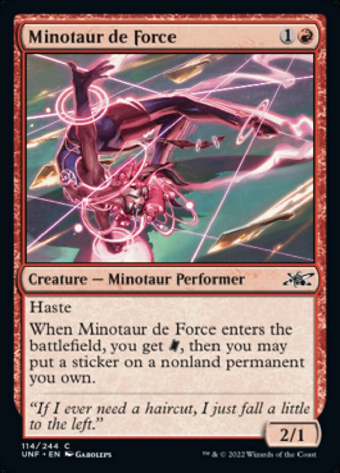Minotaur de Force [Unfinity] - Magic: The Gathering - Card Brawlers | Quebec | Canada |