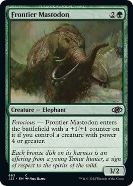 Frontier Mastodon [Jumpstart 2022] - Magic: The Gathering - Card Brawlers | Quebec | Canada |