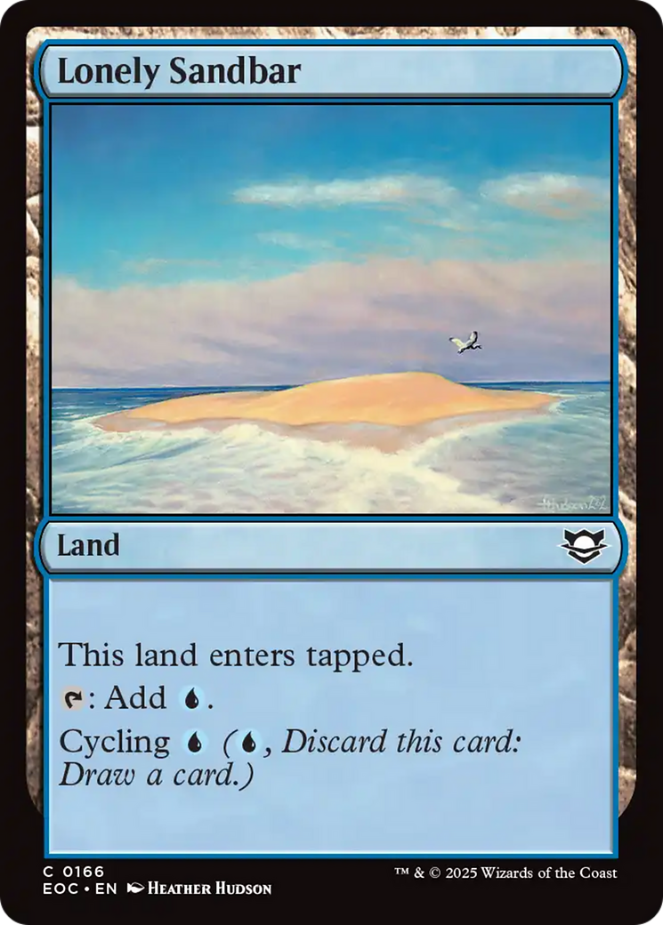 Lonely Sandbar [Edge of Eternities Commander] - Magic: The Gathering - Card Brawlers | Quebec | Canada |