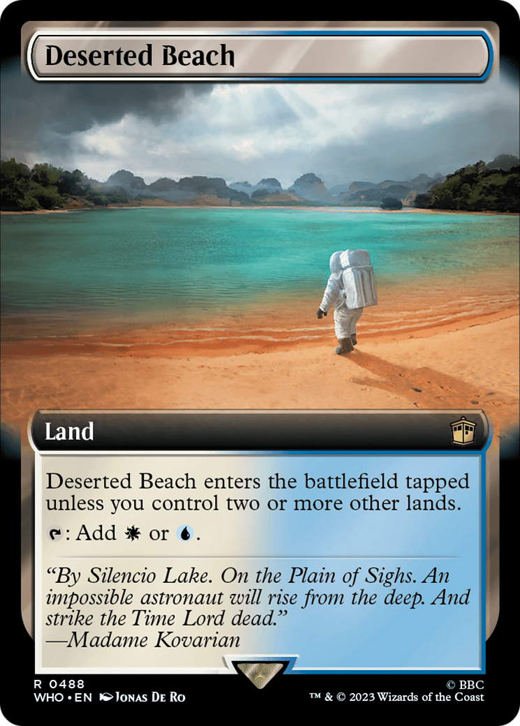 Deserted Beach (Extended Art) [Doctor Who] - Magic: The Gathering - Card Brawlers | Quebec | Canada |