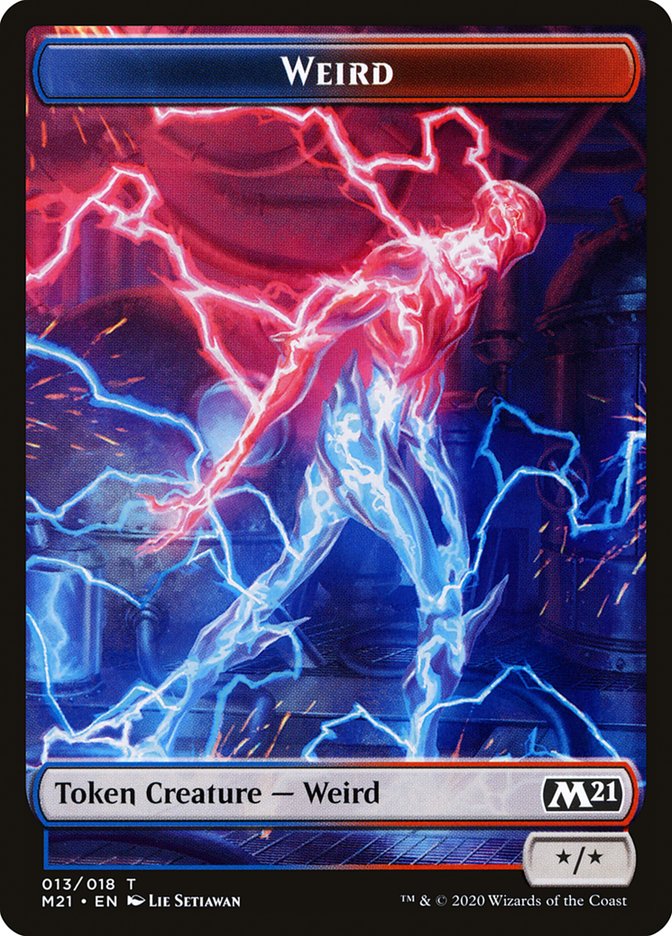 Dog // Weird Double-Sided Token [Core Set 2021 Tokens] - Magic: The Gathering - Card Brawlers | Quebec | Canada |