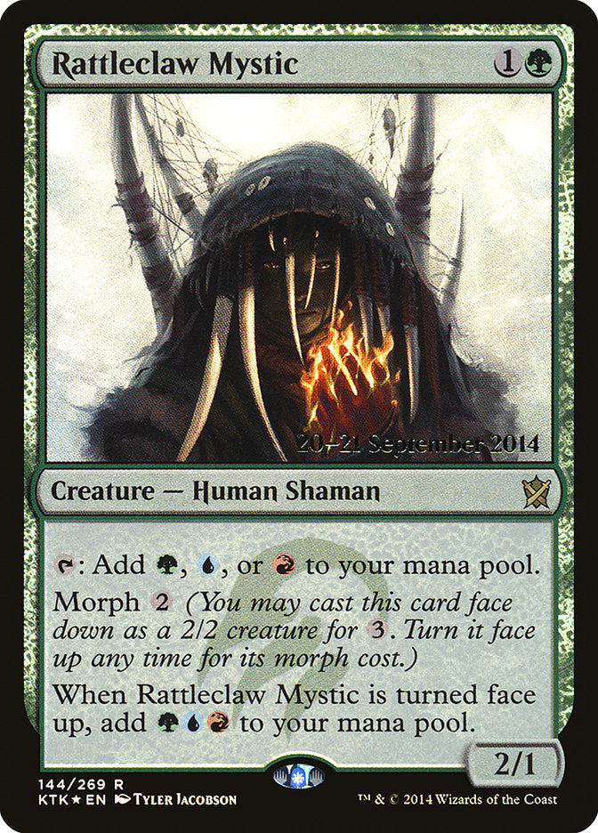 Rattleclaw Mystic [Khans of Tarkir Prerelease Promos] - Magic: The Gathering - Card Brawlers | Quebec | Canada |