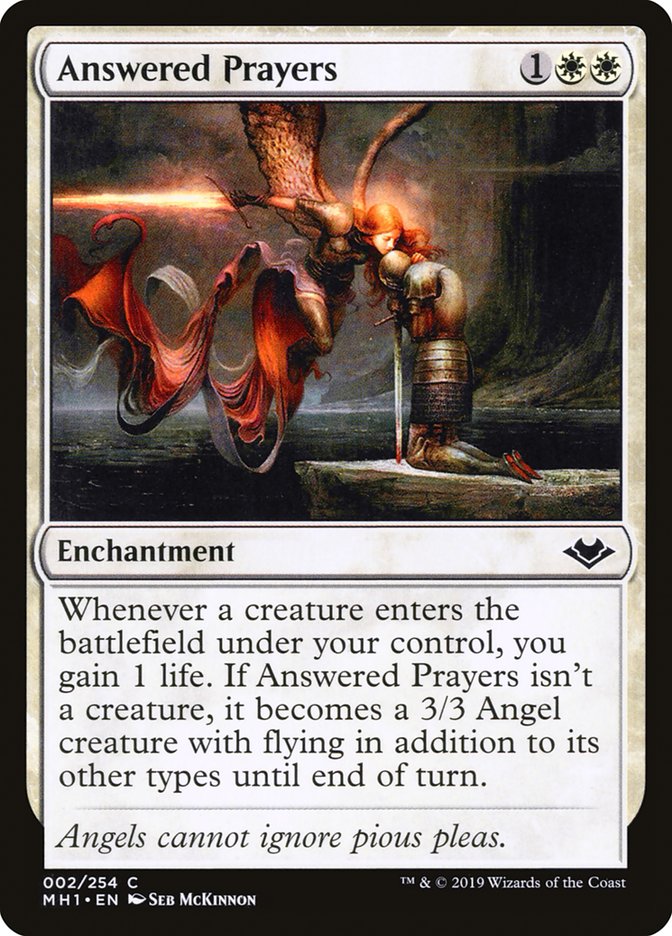 Answered Prayers [Modern Horizons] - Magic: The Gathering - Card Brawlers | Quebec | Canada |