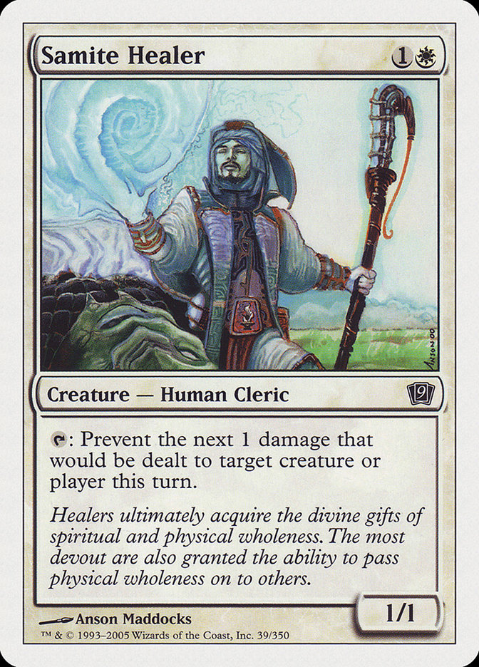 Samite Healer [Ninth Edition] - Magic: The Gathering - Card Brawlers | Quebec | Canada |