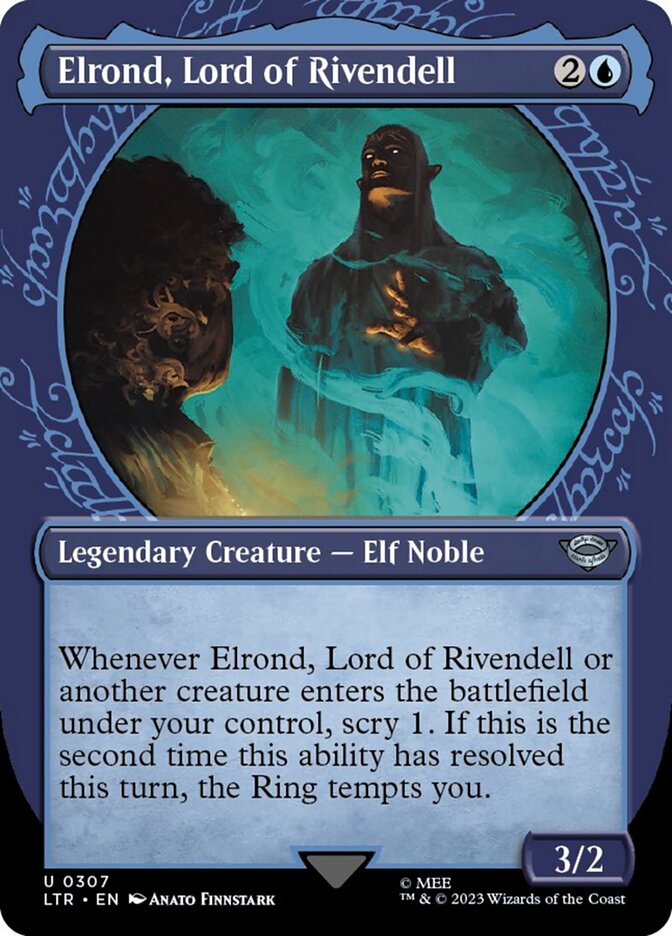 Elrond, Lord of Rivendell (Showcase Ring Frame) [The Lord of the Rings: Tales of Middle-Earth] - Magic: The Gathering - Card Brawlers | Quebec | Canada |