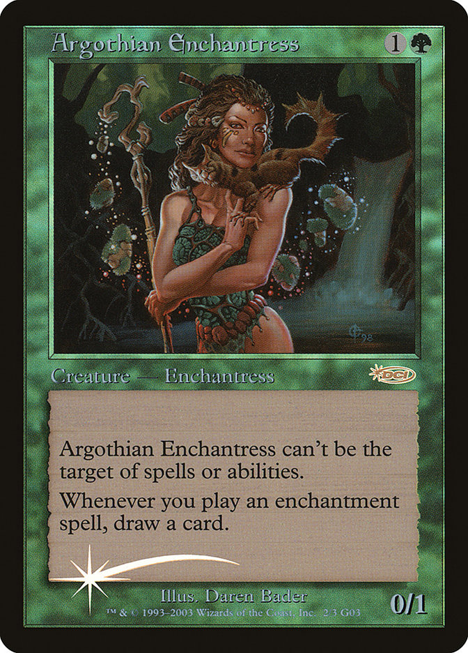 Argothian Enchantress [Judge Gift Cards 2003] - Magic: The Gathering - Card Brawlers | Quebec | Canada |