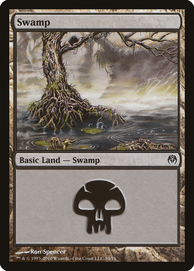 Swamp (34) [Duel Decks: Phyrexia vs. the Coalition] - Magic: The Gathering - Card Brawlers | Quebec | Canada |