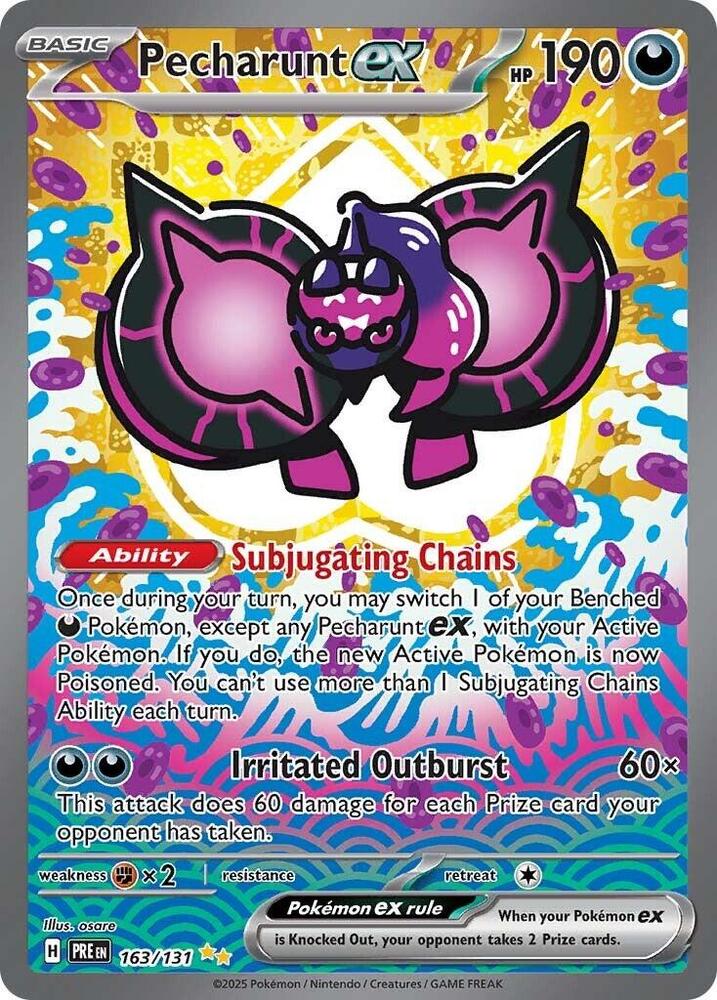 Pecharunt ex (163/131) [Scarlet & Violet: Prismatic Evolutions] - Pokémon - Card Brawlers | Quebec | Canada |