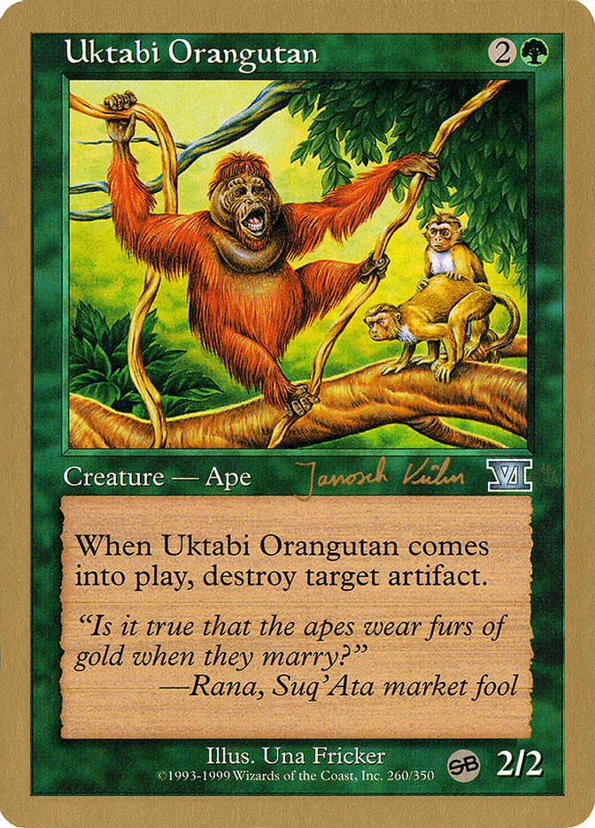 Uktabi Orangutan (Janosch Kuhn) (SB) [World Championship Decks 2000] - Magic: The Gathering - Card Brawlers | Quebec | Canada |