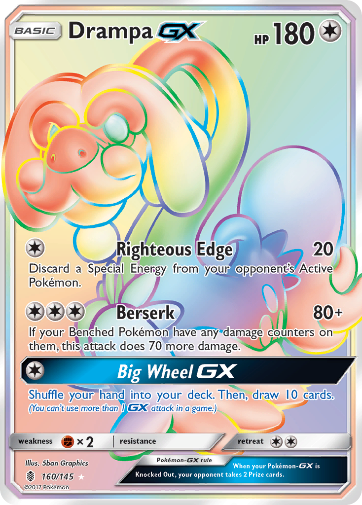Drampa GX (160/145) [Sun & Moon: Guardians Rising] - Pokémon - Card Brawlers | Quebec | Canada |