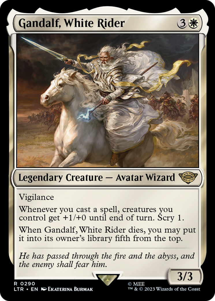 Gandalf, White Rider [The Lord of the Rings: Tales of Middle-Earth] - Magic: The Gathering - Card Brawlers | Quebec | Canada |