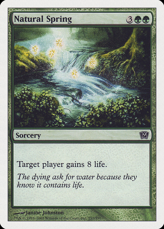 Natural Spring [Ninth Edition] - Magic: The Gathering - Card Brawlers | Quebec | Canada |