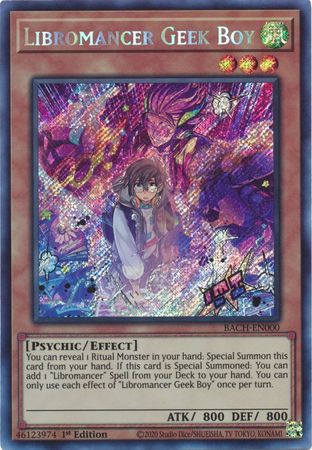 Libromancien Geek Boy [BACH-EN000] Secret Rare 