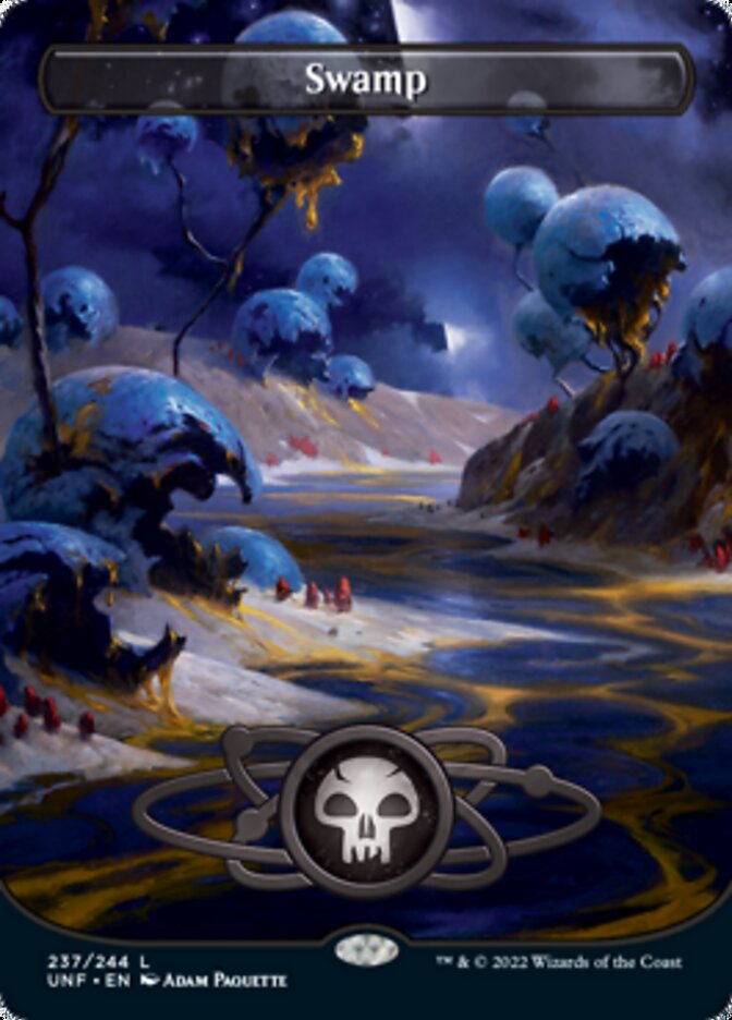 Swamp (237) (Planetary Space-ic Land) [Unfinity] - Magic: The Gathering - Card Brawlers | Quebec | Canada |