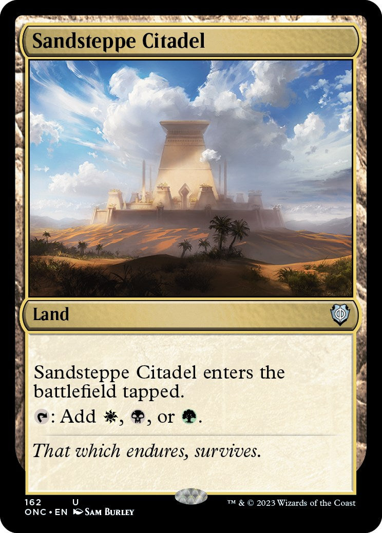 Sandsteppe Citadel [Phyrexia: All Will Be One Commander] - Magic: The Gathering - Card Brawlers | Quebec | Canada |