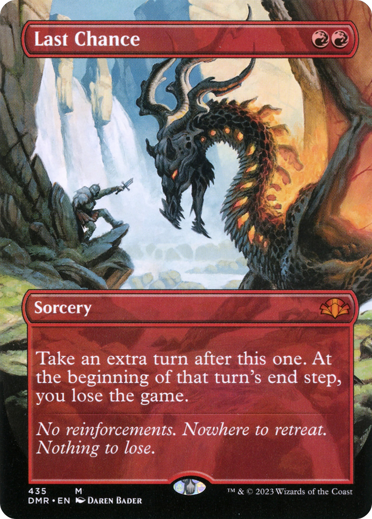 Last Chance (Borderless Alternate Art) [Dominaria Remastered] - Magic: The Gathering - Card Brawlers | Quebec | Canada |