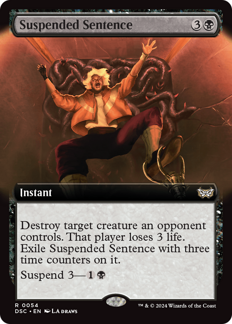 Suspended Sentence (Extended Art) [Duskmourn: House of Horror Commander] - Magic: The Gathering - Card Brawlers | Quebec | Canada |