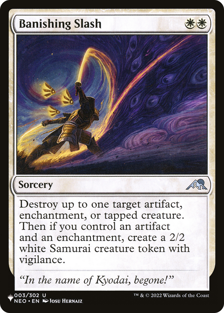 Banishing Slash [The List] - Magic: The Gathering - Card Brawlers | Quebec | Canada |