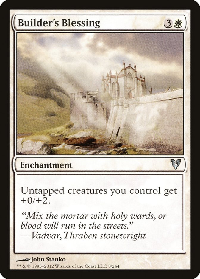 Builder's Blessing [Avacyn Restored] - Magic: The Gathering - Card Brawlers | Quebec | Canada |