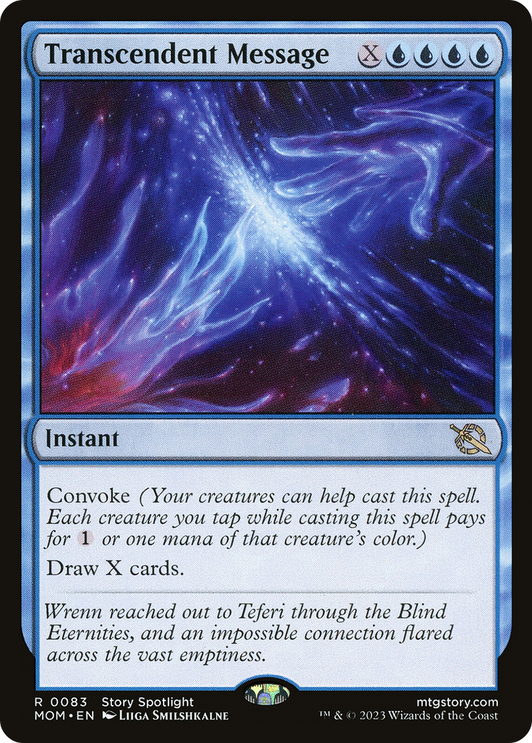 Transcendent Message [March of the Machine] - Magic: The Gathering - Card Brawlers | Quebec | Canada |
