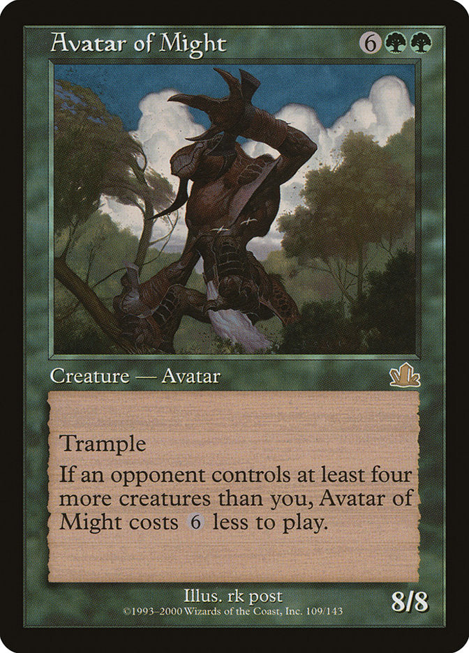 Avatar of Might [Prophecy] - Magic: The Gathering - Card Brawlers | Quebec | Canada |