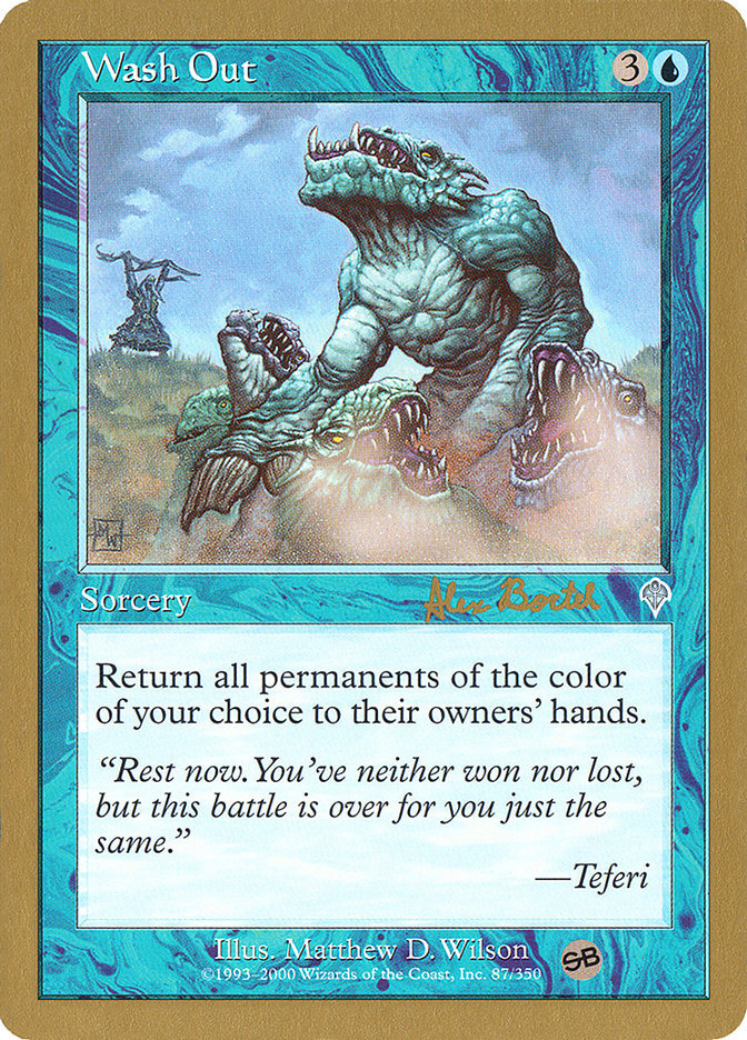 Wash Out (Alex Borteh) (SB) [World Championship Decks 2001] - Magic: The Gathering - Card Brawlers | Quebec | Canada |