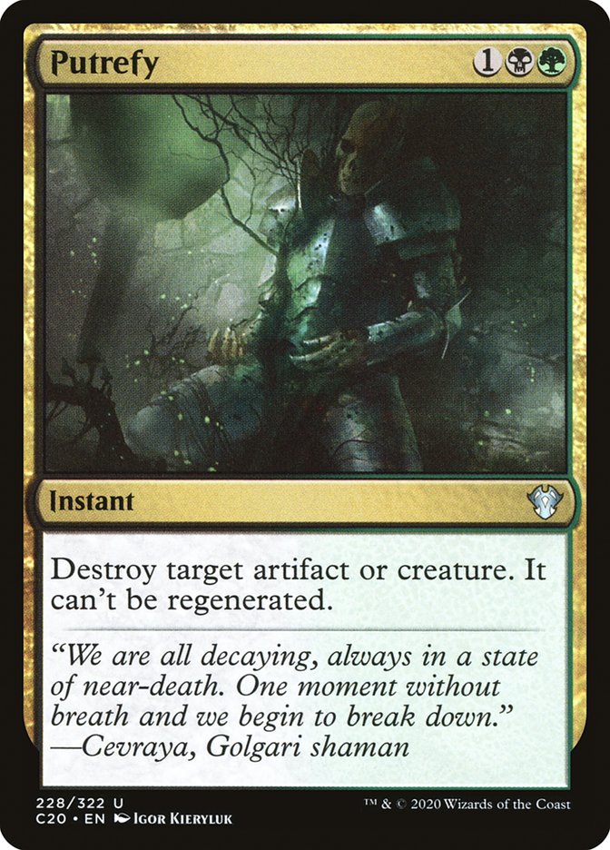 Putrefy [Commander 2020] - Magic: The Gathering - Card Brawlers | Quebec | Canada |