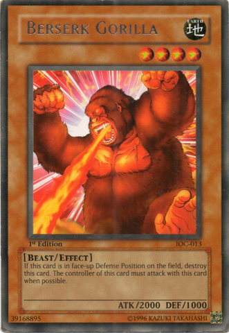 Berserk Gorilla [IOC-013] Rare - Yu-Gi-Oh! - Card Brawlers | Quebec | Canada |