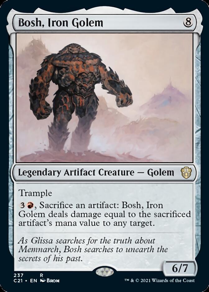 Bosh, Iron Golem [Commander 2021] - Magic: The Gathering - Card Brawlers | Quebec | Canada |