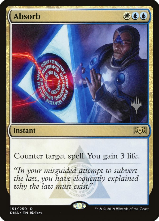 Absorb (Promo Pack) [Ravnica Allegiance Promos] - Magic: The Gathering - Card Brawlers | Quebec | Canada |