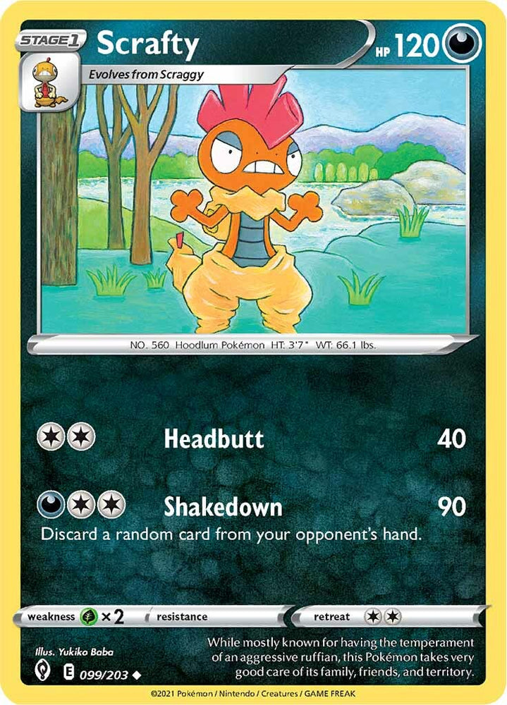 Scrafty (099/203) [Épée et bouclier : ciel en évolution] 