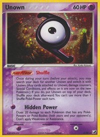 Unown (Z) (Z/28) [EX: Unseen Forces] - Pokémon - Card Brawlers | Quebec | Canada |