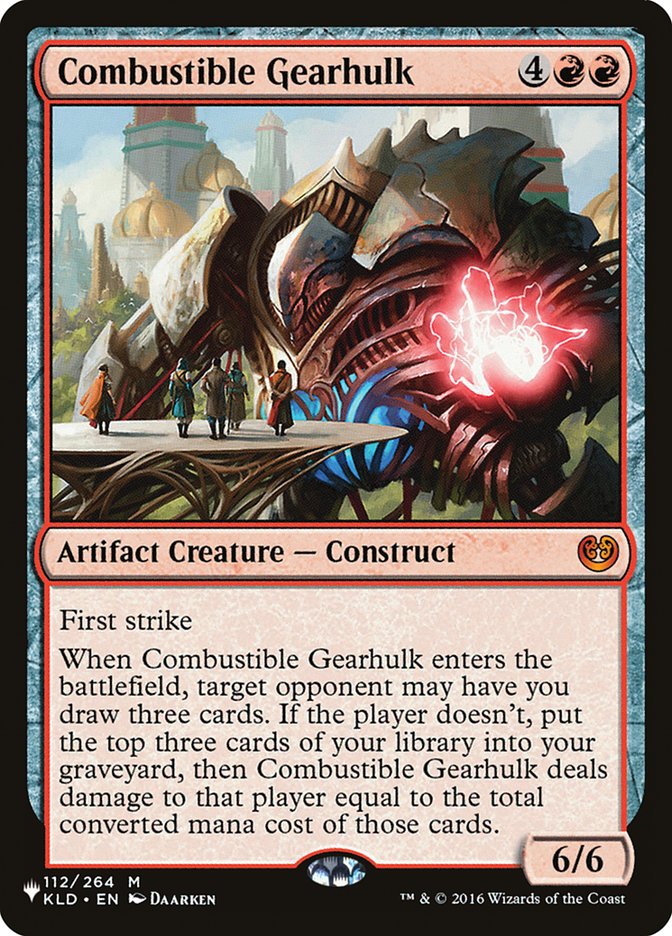 Combustible Gearhulk [The List] - Magic: The Gathering - Card Brawlers | Quebec | Canada |