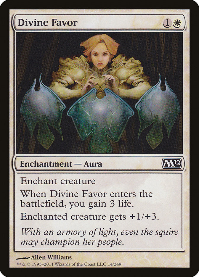 Divine Favor [Magic 2012] - Magic: The Gathering - Card Brawlers | Quebec | Canada |