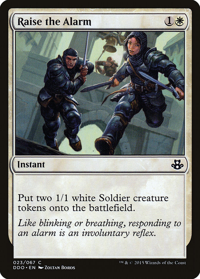 Raise the Alarm [Duel Decks: Elspeth vs. Kiora] - Magic: The Gathering - Card Brawlers | Quebec | Canada |